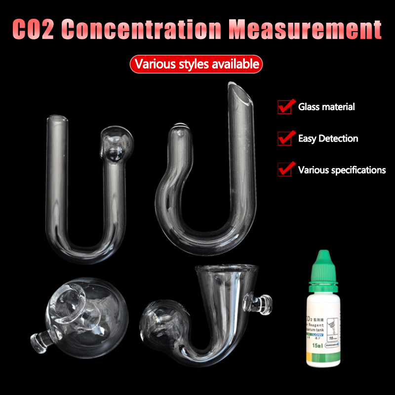 Planted Aquarium Ph - Diffuse glazen CO2-drop checker aquarium hang-on