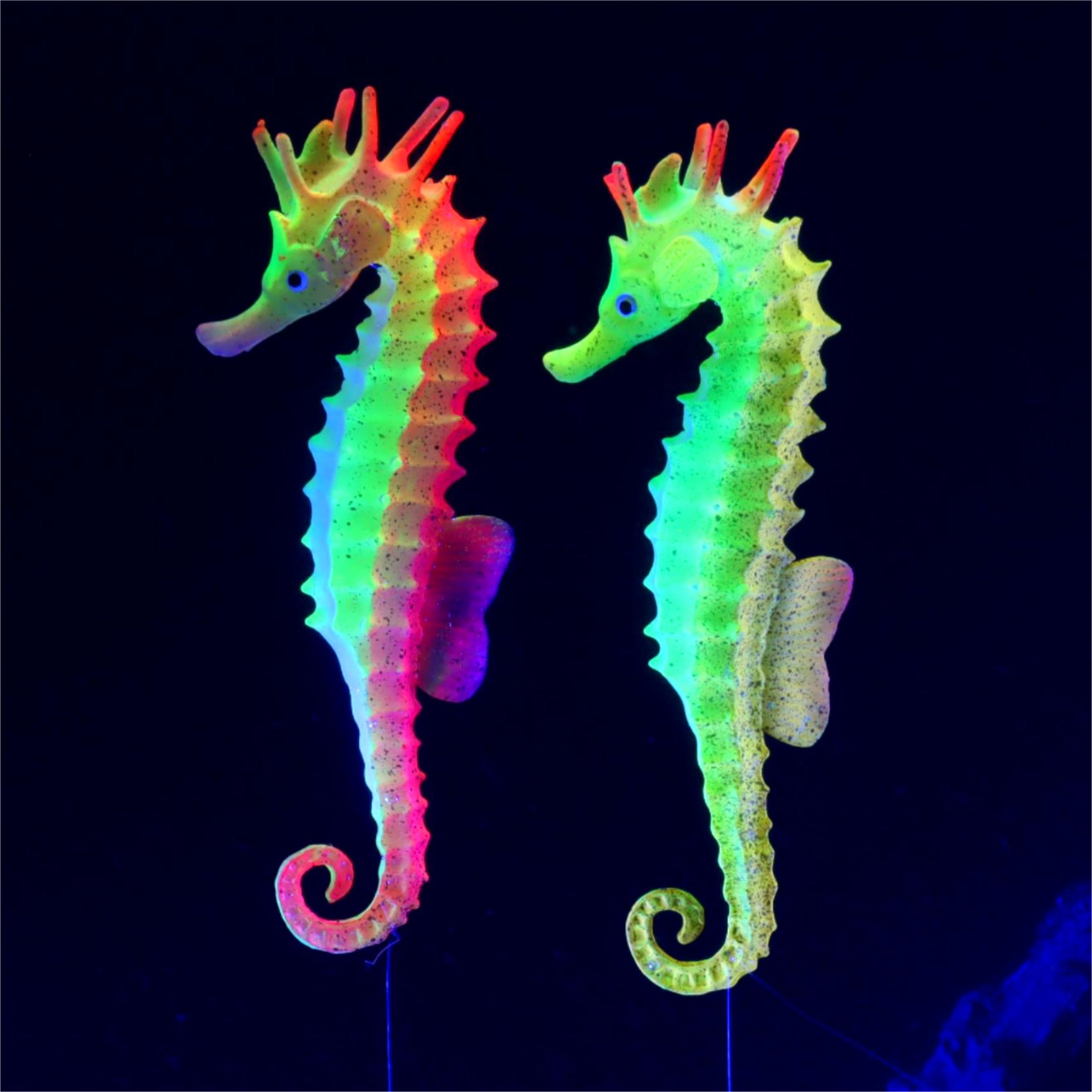 Aquarium Plant Gel - 1pc aquariumdecoratie lichtgevende gloeiende kunstzeepaarden -