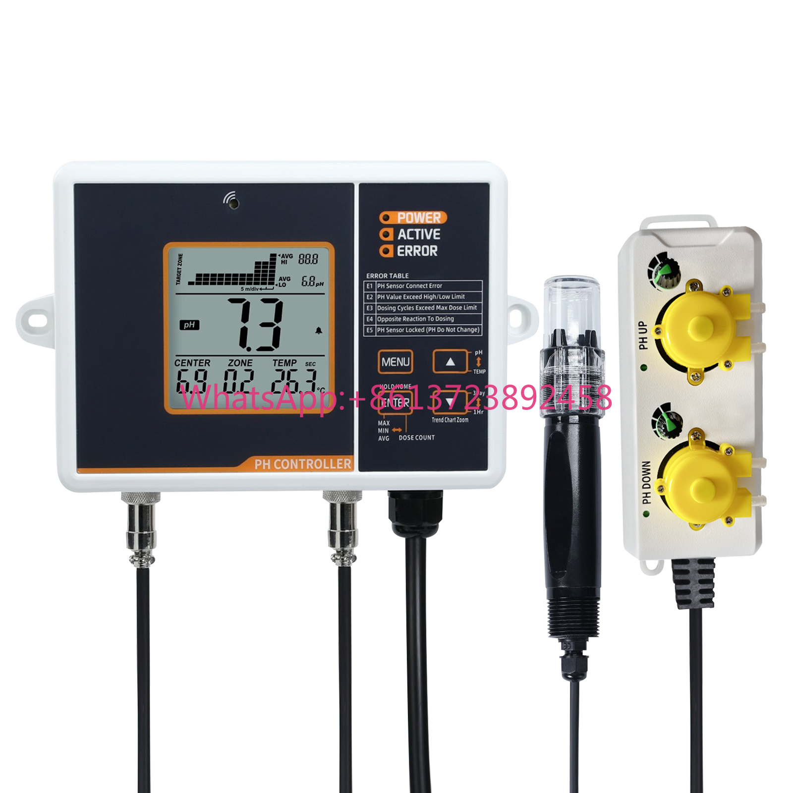 Planted Aquarium Ph - Fabrieksdirecte digitale pH-controller met dubbele relaisuitgang,