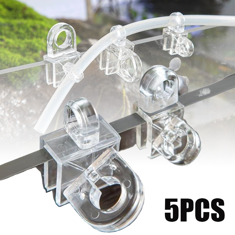 Aquarium Lily Pipe - 5PCS Aquarium Bevestigingsclip Aquarium Air Mini