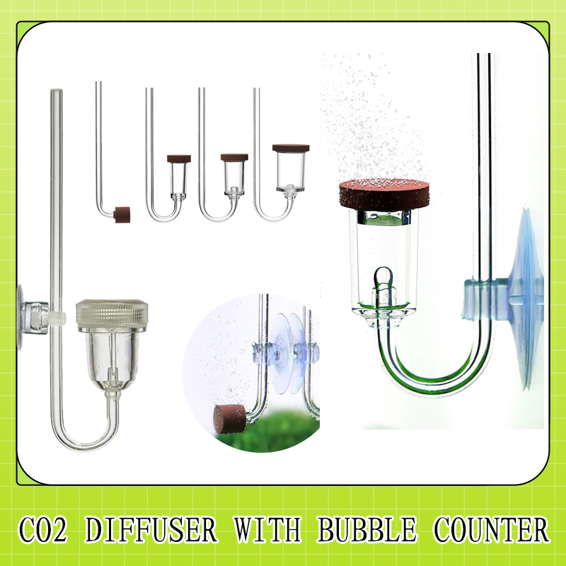 Planted Aquarium Mini - MINI CO2 Diffuser Met Bubble Counter