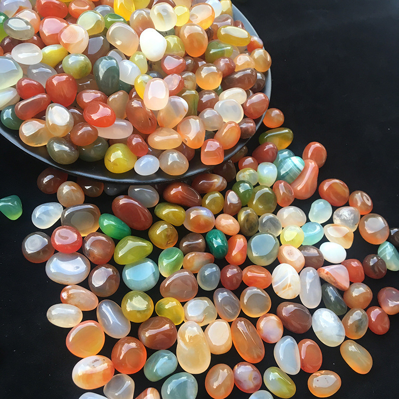 Planted Aquarium Air Stone - Luxe 100g natuurlijke agaat kristal kiezelstenen