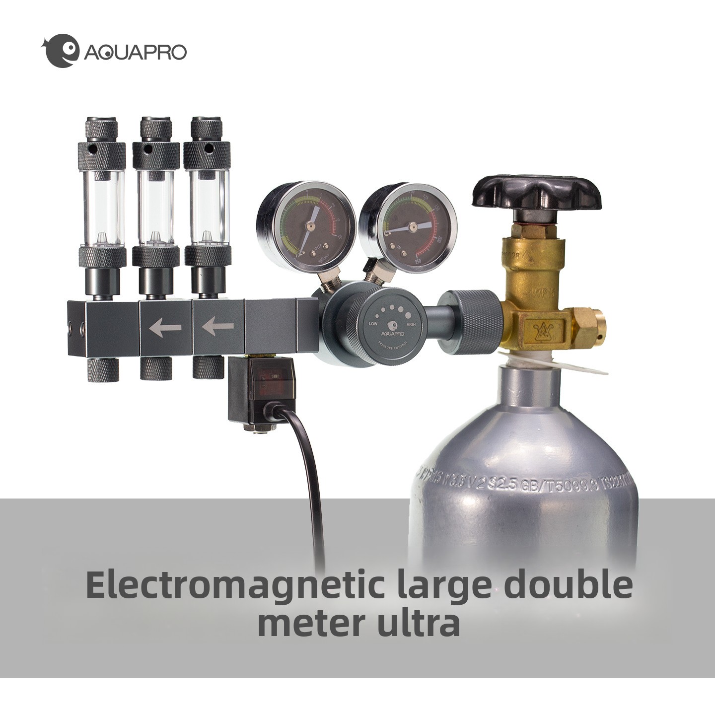 Co2 Regulator Dual Stage - AQUAPRO Professionele tweetraps solenoïde CO2-regelaar en