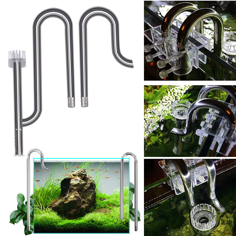 Aquarium Lily Pipe - Nieuwe Aquarium Lelie Pijp Rvs Instroom