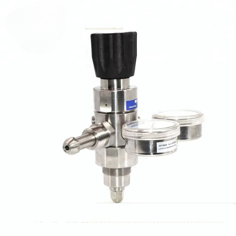 Co2 Regulator Dual Stage - Hogedruk CGA 330 tweefasige CO2 gasdrukregelaar