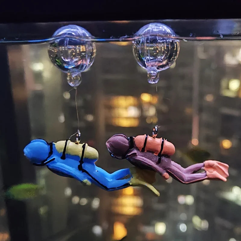 Planted Aquarium Mini - 1/2 stuks Aquarium Decoratie Accessoires Mini