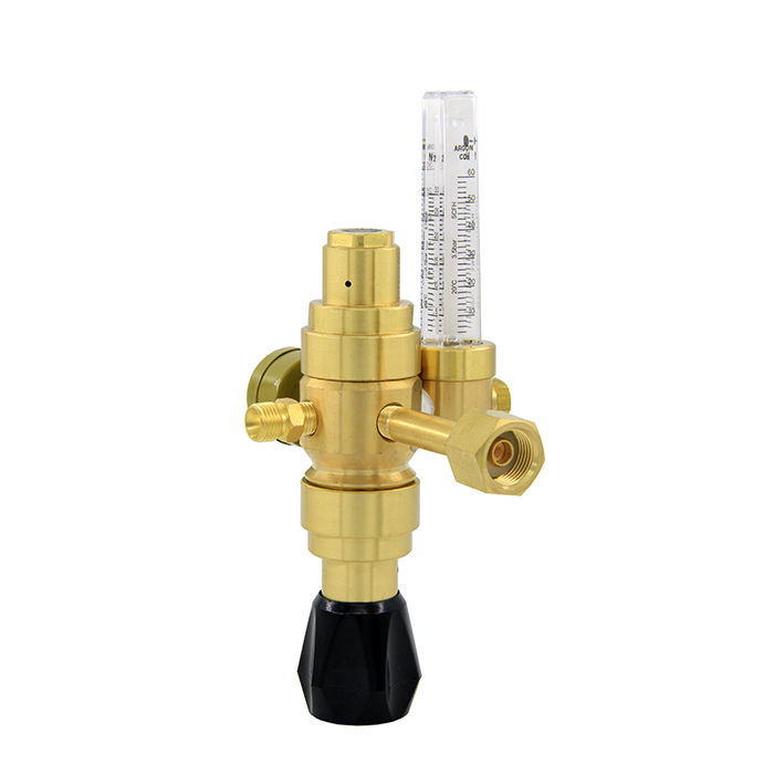 Co2 Regulator Dual Stage - DEM WR2400 Precisie Flow Control Tweefasige