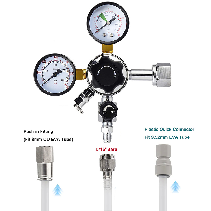Dual Gauge Co2-regelaar Hogedr - Co2 Regulator Dual Stage recensie en prijs