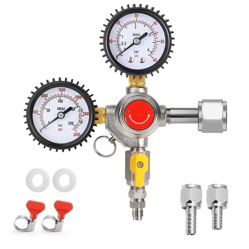 CO2-regelaar voor tapbier, 60  - Co2 Regulator Dual Stage recensie en prijs