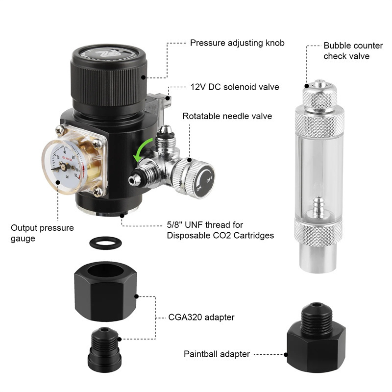 Fzone Mini Dual Stage Co2 Regu - Co2 Regulator Dual Stage recensie en prijs