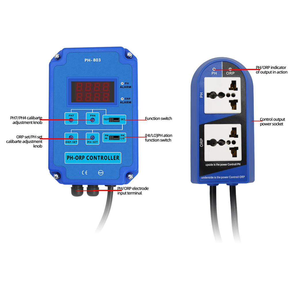 PH-803 Digitale 2 & 1 Ph Orp R - Planted Aquarium Ph recensie en prijs