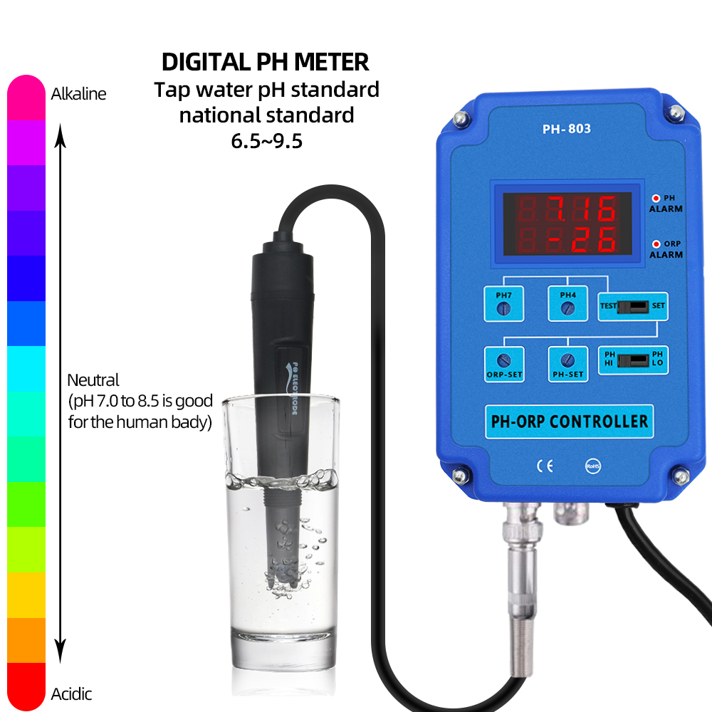 PH-803 Digitale 2 & 1 Ph Orp R - Planted Aquarium Ph recensie en prijs