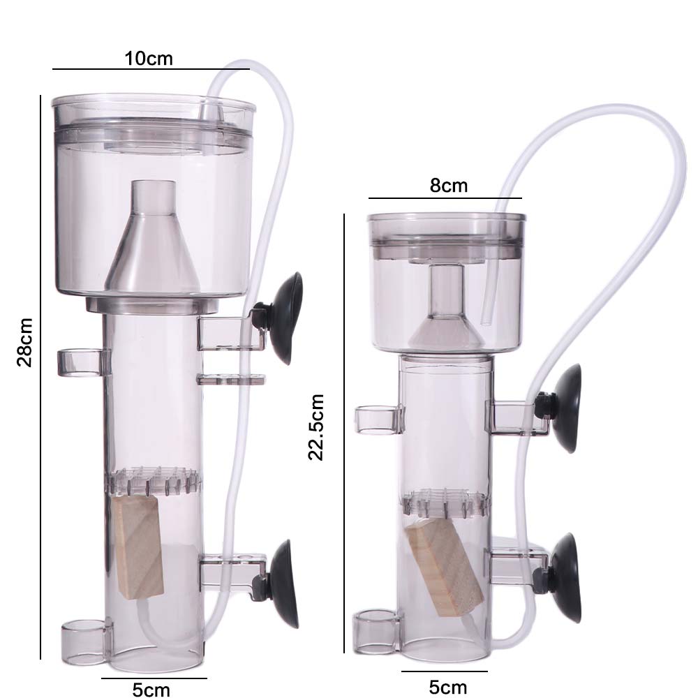 Zuignap aquarium eiwitafschuim - Aquarium Lily Pipe recensie en prijs