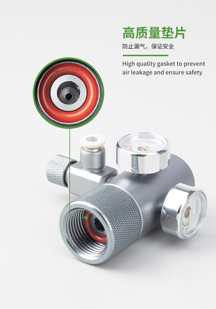 Aquarium CO2-regelaar Aluminiu - Co2 Regulator Dual Stage recensie en prijs